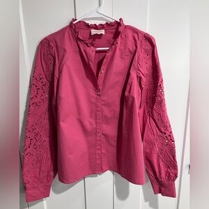 Sezane Zoelie Shirt Rosewood - Size 6